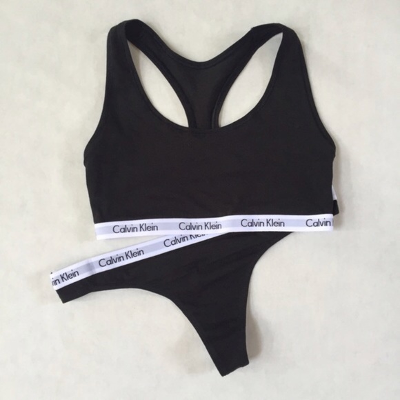 black calvin klein set